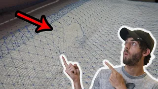 How to Repair and Fix a Cast Net : Holes and Braille Line Repair