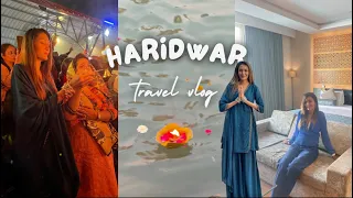 Things to do in Haridwar Vlog 🙏🏻 Travel to Ganga Aarti, Pentagon Mall, Yashail Hotel Review ❤️