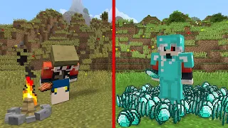 1$ FAKİR VS 1000$ ZENGİN - Minecraft