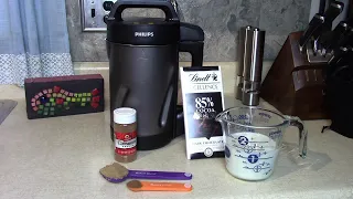 Viennese Hot Chocolate made in Soup Maker Machine - Philips - Made from scratch