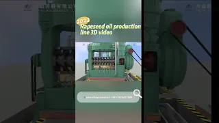 2023 rapeseed oil production line 3D video rapeseed oil extraction machine price in Nigeria
