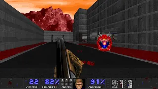 Doom II - Realm of Chaos: 25th Anniversary Edition - MAP11: Mars Starport (Ultra-Violence 100%)