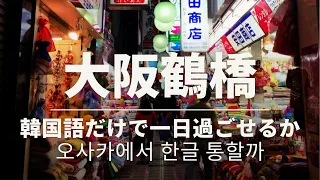 【検証】大阪鶴橋で韓国語だけで一日過ごせるかやってみた 오사카에서 한국어는 통할까?