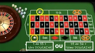 Strategy to WIN at ROULETTE with 18 numbers + a Dozen.