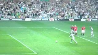 Henrik Larsson penalty legends v Man Utd.