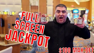 $100 Max Bet FULL SCREEN JACKPOT - The Power Of NG SLOT
