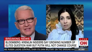 Pussy Riot's Nadya Tolokonnikova on CNN about Putin losing it, nuclear war, Ukraine/ Anderson Cooper