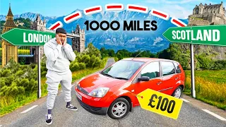 I Bought a £100 Cheap Car, Will It Drive 1000 Miles? (Road Trip Challenge) Part 1