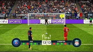 PES 2019 | PSG vs LIVERPOOL | UEFA Champions League Final | Penalty Shootout | Gameplay PC