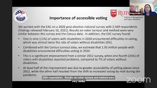 EAC Roundtable: Voter Turnout and Trends for People with Disabilities During the 2020 Election