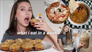 what i eat in a week (cozy fall edition) 🍲🍂