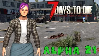 Finding a Friend!! - 7 Days To Die Alpha 21 Multiplayer with Aavak – Day 1