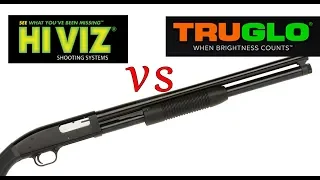 Hiviz vs TruGlo shotgun sights (ENG)