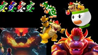 The evolution of Super Mario's battle with Bowser 1985 ~ 202X