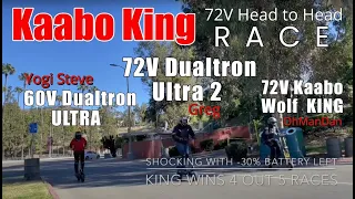 Kaabo Wolf KING  -vs-  DT ULTRA 2  |  THE 72V RACE