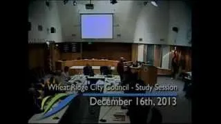 Wheat Ridge City Council Study Session 12-16-13