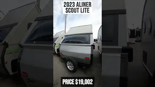 2023 Aliner Scout Lite A Frame Travel Trailer Tour | Beckley's RVs