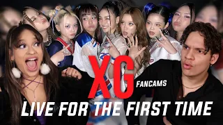 Does XG Hold Up LIVE!? Latinos react to XG Fan Cams for the first time