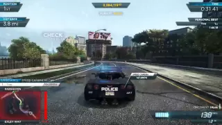 NFS Most Wanted 2012: Corvette Z06 Police Pursuit Full Pro Mods | Most Wanted List #2 Pagani Huayra