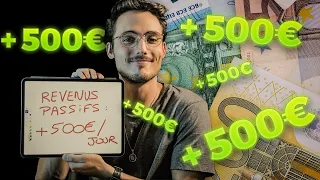 7 IDÉES de Revenus Passifs Qui M'ont Généré +500€ Par Jour en Étant Étudiant