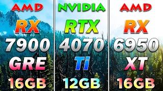 RX 7900 GRE 16GB vs RTX 4070 Ti 12GB vs RX 6950 XT 16GB | PC Gameplay Tested