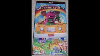 Barney's Adventure Bus 1997 VHS
