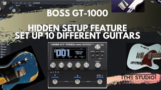 Boss GT-1000 - Have You Set Yours Up Properly?