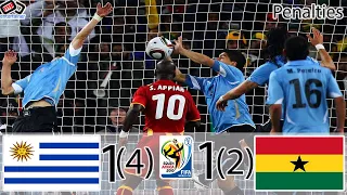 Uruguay vs Ghana 2010 World Cup Highlights Penalties