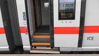 München Pasing: Türschliessautomatik ICE3 Neo BR408 & viele weitere Reisezüge
