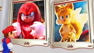 What happens when Mario enters all Sonic Paintings in Super Mario Odyssey?