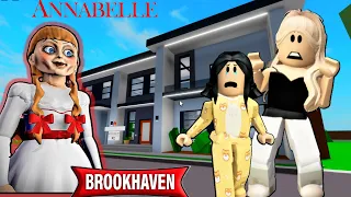 ANNABELLE DOLL at BROOKHAVEN: Horror Story | Roblox with VOICE