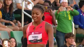 Gabby Thomas Vs Sha'carri Richardson in Women's 200m  | USA National Trials 2023
