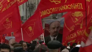 Rally marks anniversary of Russian Revolution