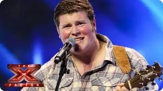 Ryan Mathie sings Get Lucky by Daft Punk -- Arena Auditions Week 4 -- The X Factor 2013
