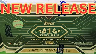 NEW RELEASE!! 2023 Topps Tier One Baseball 4x Box Reveal