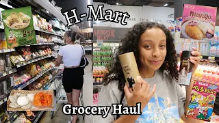 Come To H-Mart With Us + Huge Grocery Haul & Taste Test
