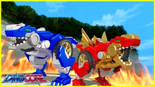 DinoCore ✨ Encirclement Of Fire ✨Super Heroes Gathering✨ Kids Movies 2024