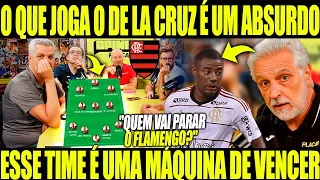 VAI SER DIFÍCIL PARAR ESSE "FLAMENGO do TITE" DE LA CRUZ JOGA MUITA BOLA! Vai Deitar Aqui no Brasil