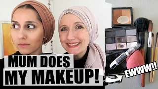 Mum does my makeup!! (using only her makeup)