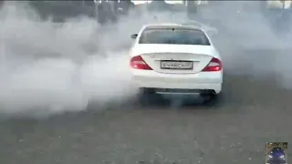 CLS W219 5.5 KOMPRESSOR V8 DRIFT ! Дрифт на банане 55