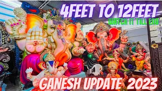 4feet to 12feet Ganesh prices #ganeshchaturthi #ganesh #ganeshmaking2023 #viral #teluguvlogs #telugu