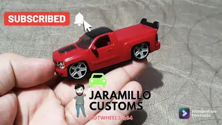 CUSTOM HOTWHEELS - CHEVY SILVERADO