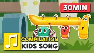 ITSY BITSY SPIDER AND OTHER SONGS | 30MIN | LARVA KIDS | SUPER BEST SONGS FOR KIDS