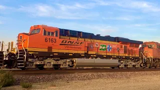 BNSF’s 25th Anniversary Unit 6163 visits Bakersfield, CA