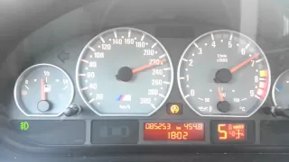 M3 e46 smgII  launch control 0-275 acceleration