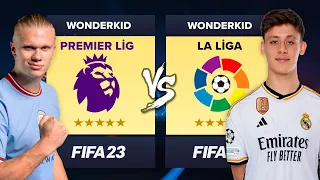 LA LIGA WONDERKIDLERİ vs PREMIER LİG WONDERKIDLERİ // FIFA 23 KARİYER MODU ALL-STAR KAPIŞMA