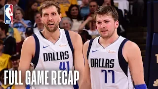 Mavericks vs Warriors | Dirk Scores Season-High 21 Points at Oracle | March 23, 2019