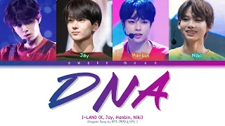 [EP. 8] I-LAND BTS Test "DNA" (Color Coded Lyrics ) [K, Jay, Hanbin, Niki]