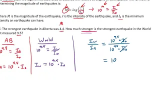 30-1 - Word Problems With Logarithmic & Exponential Equations