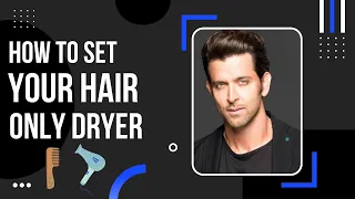 HOW TO USE A HAIR DRYER | blowdrying Tutorial | Mens Hairstyle Tutorial 2022